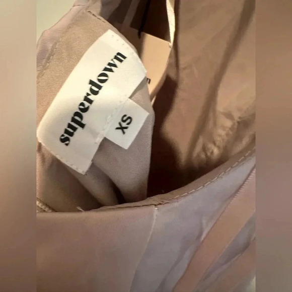 Superdown Nicole Mini Dress in Nude Sz XS - Picture 7 of 8